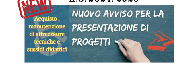 Avviso presentazioni progetti a.s. 24-25